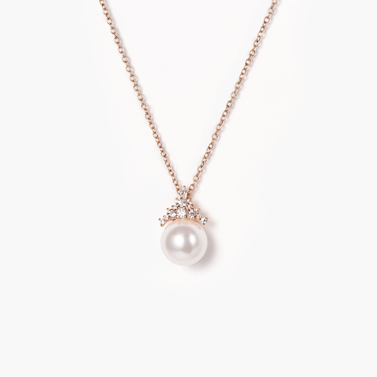 14K Solid Gold Single Pearl Dainty Necklace Adjustable Length Jewelry Gifts Wedding Birthday Christmas Valentine's Day