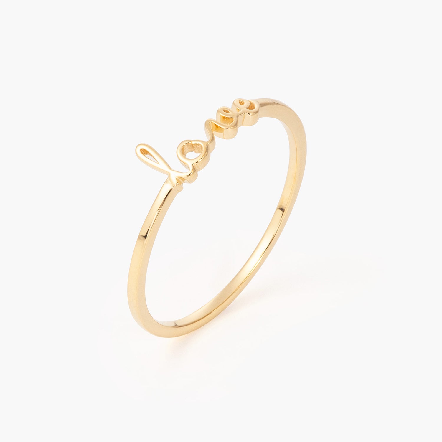 Love 14kt gold ring Yellow Gold Love Ring