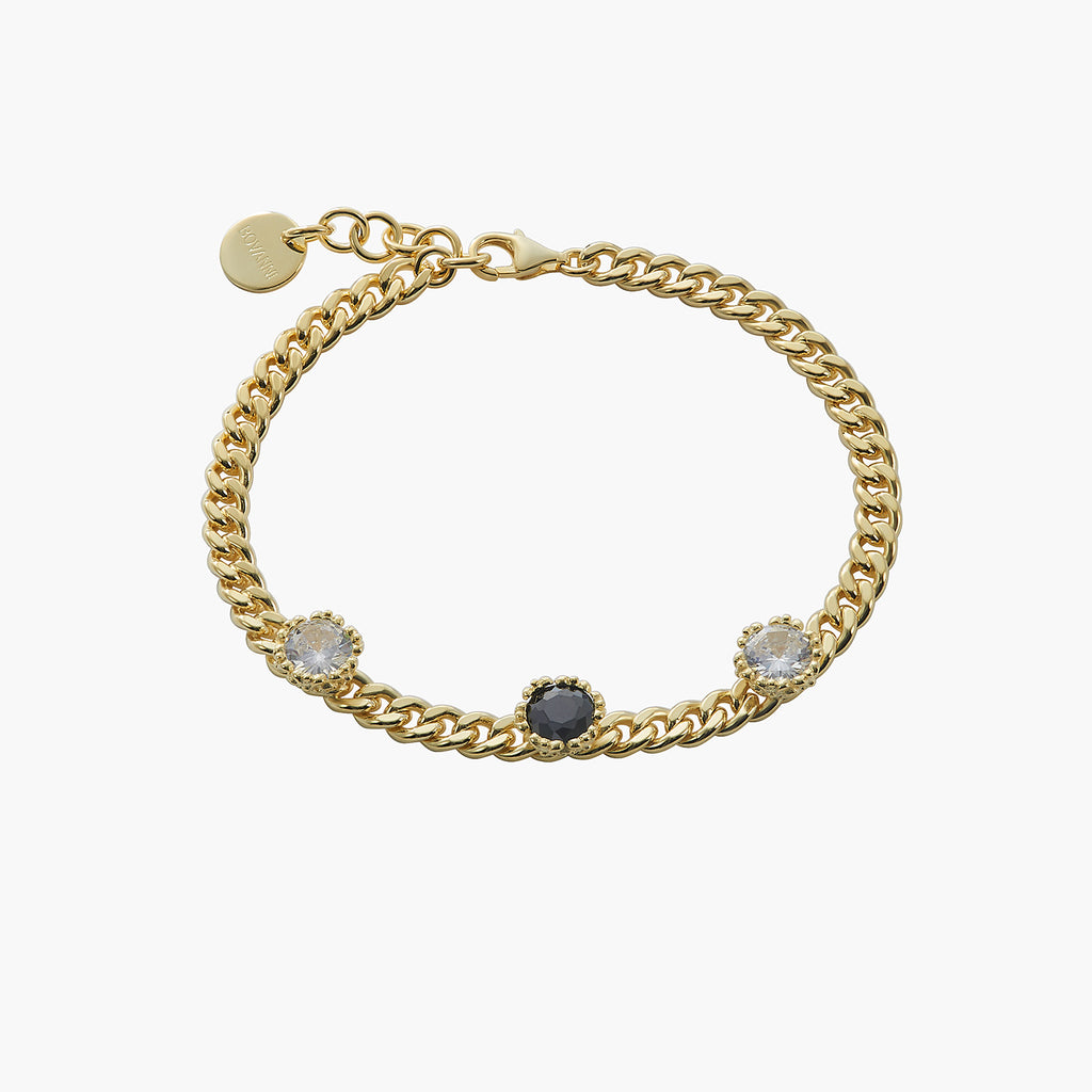 Gemstone Charm Bracelet