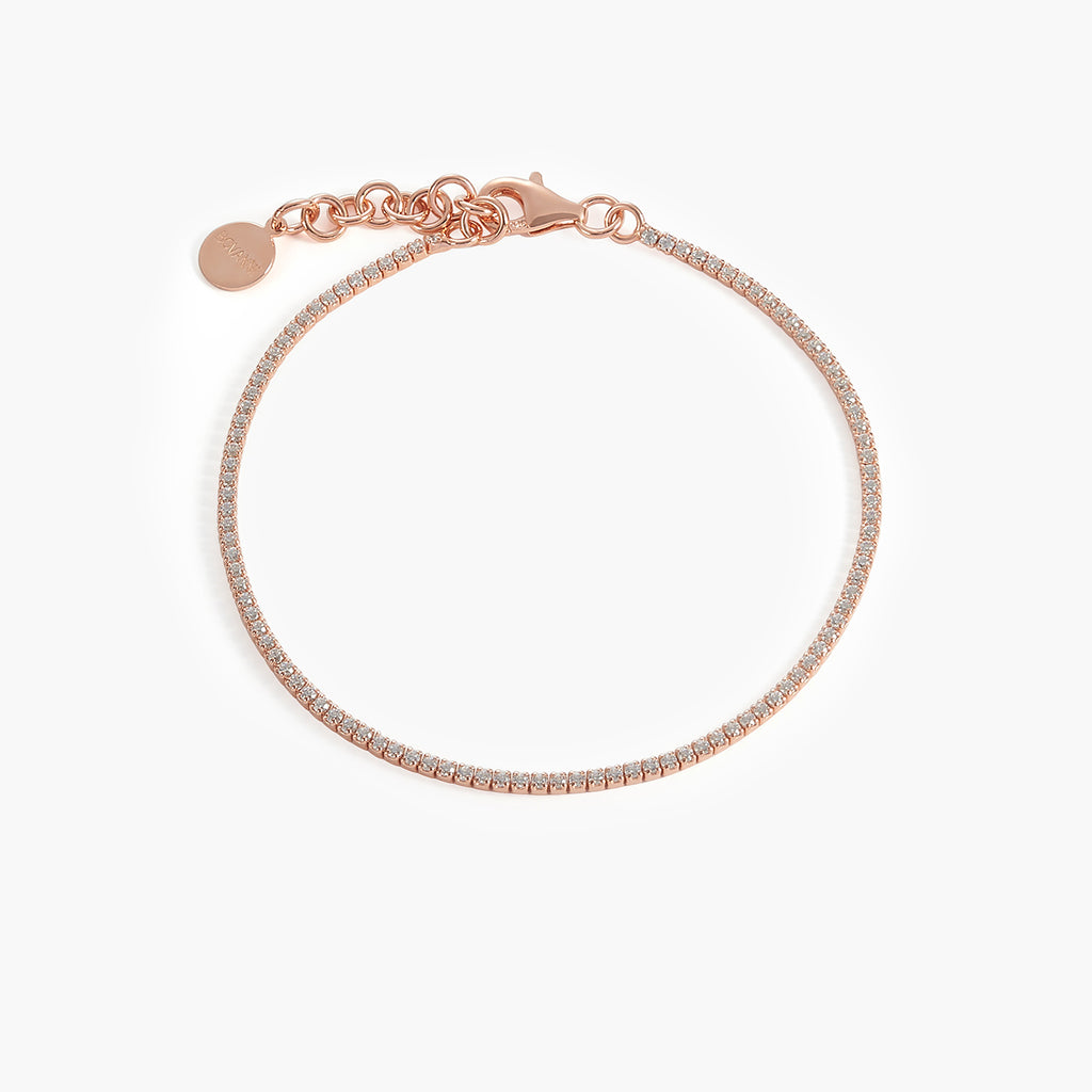 Delicate Chain Bracelet CZ
