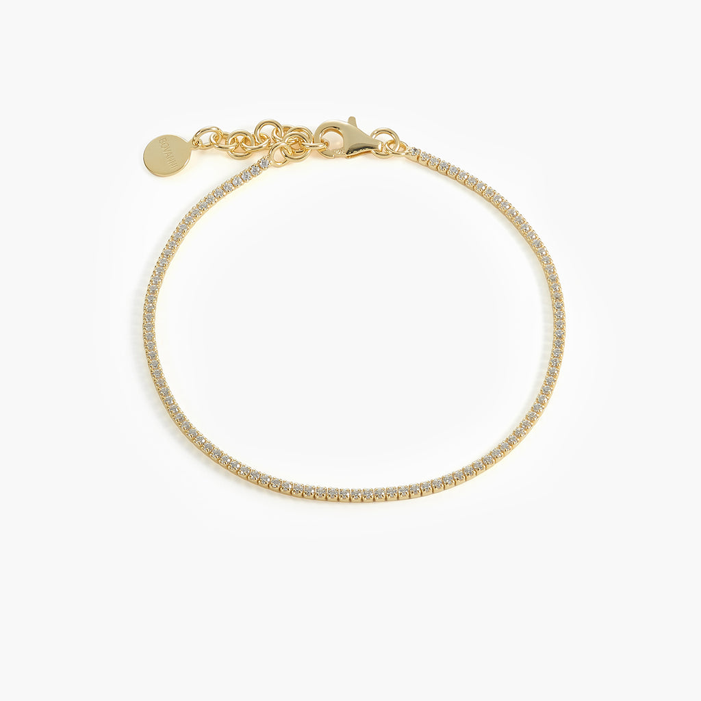 Delicate Chain Bracelet CZ