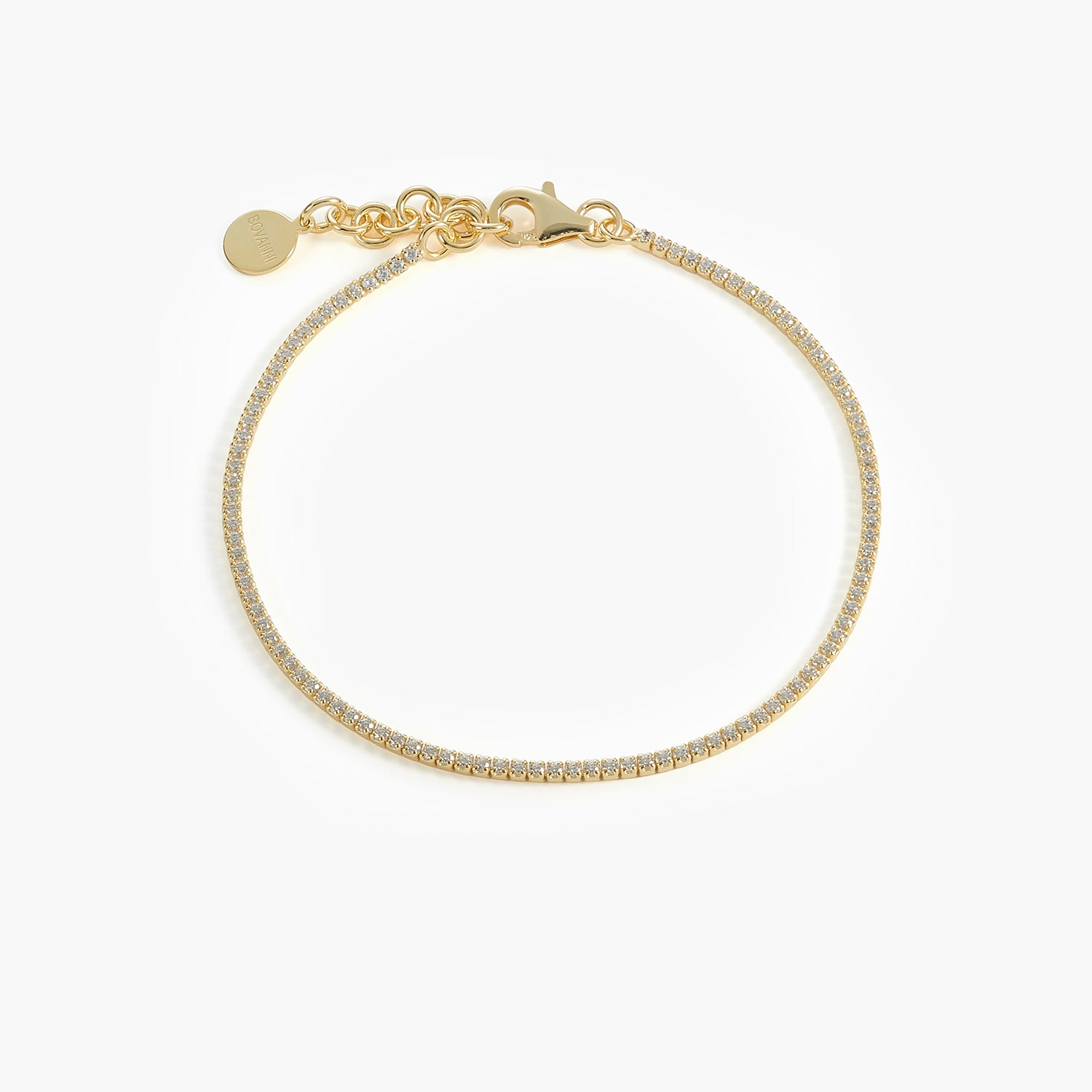 Delicate Chain Bracelet CZ