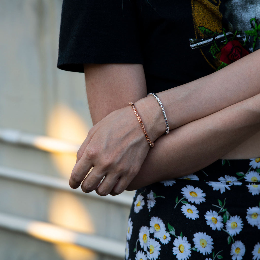 Cube Chain Bracelet