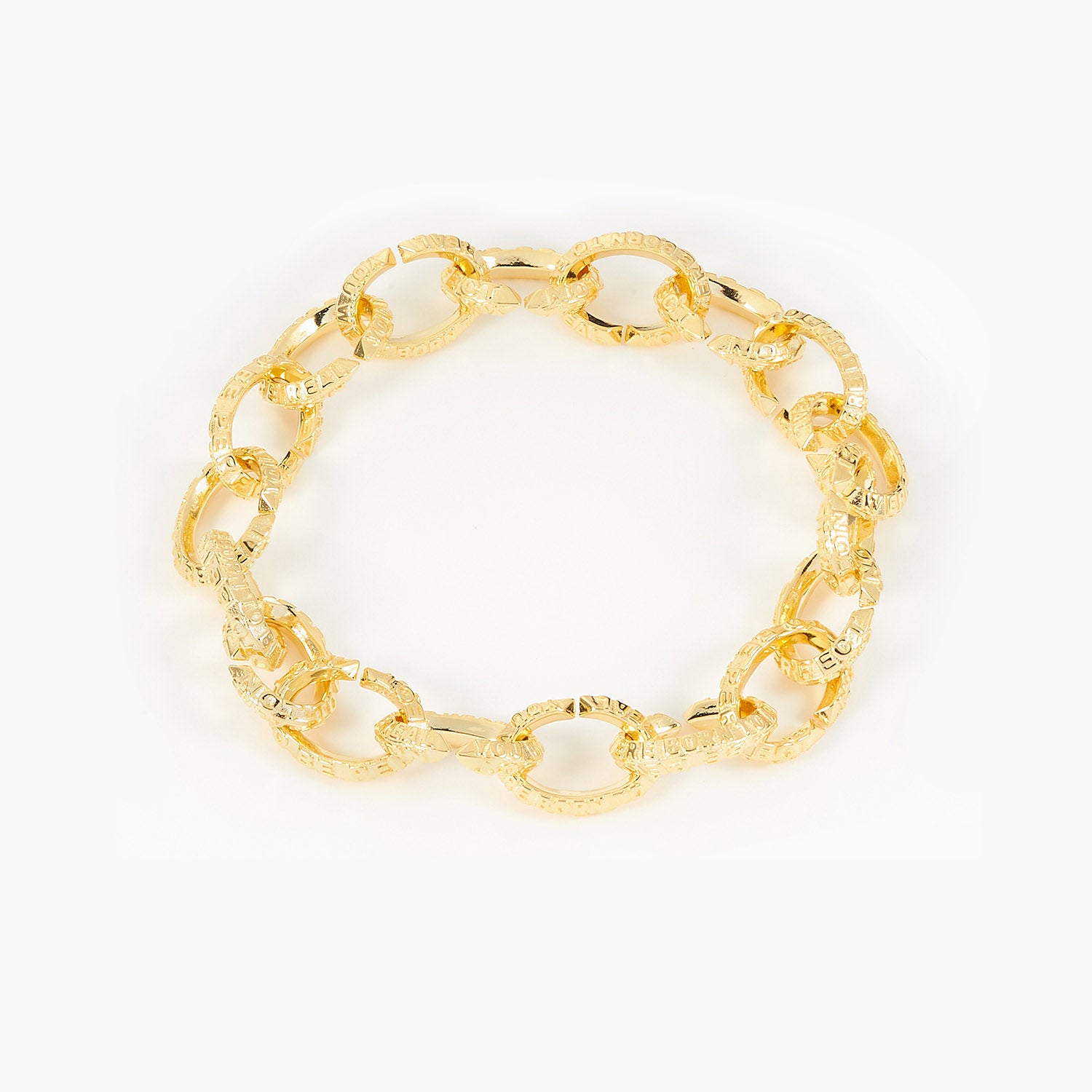 Letter Chain Bracelet