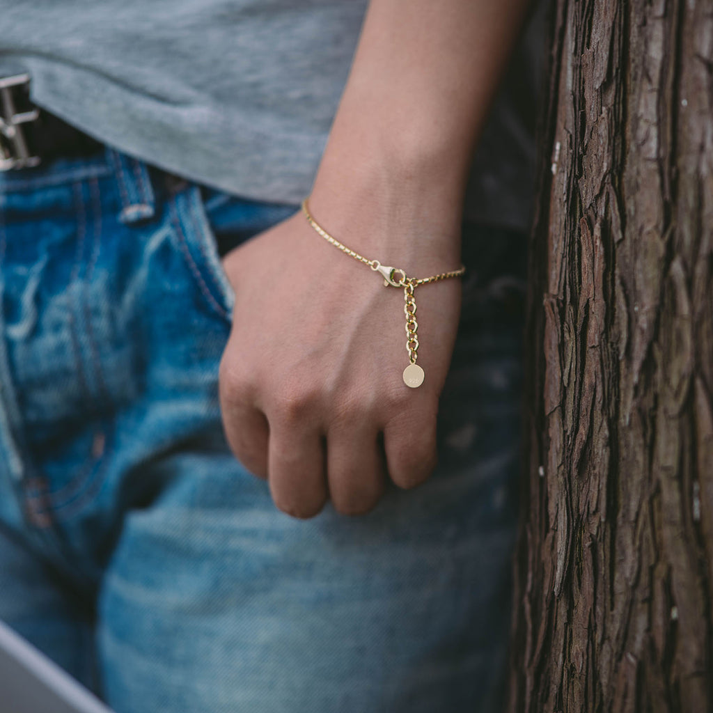 Baby Box Chain Bracelet