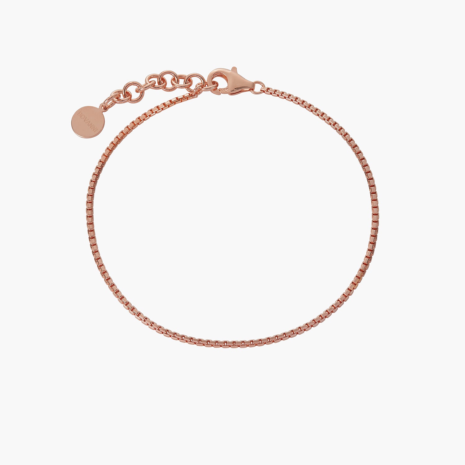 Dainty Box Chain Bracelet