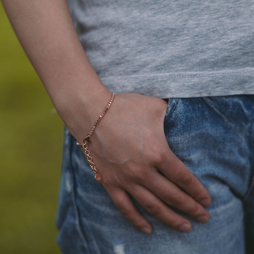 Cube Chain Bracelet