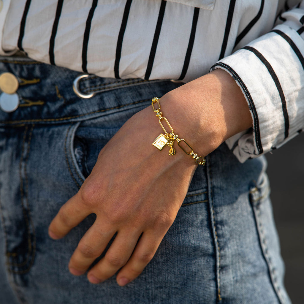 Book Charm Bracelet