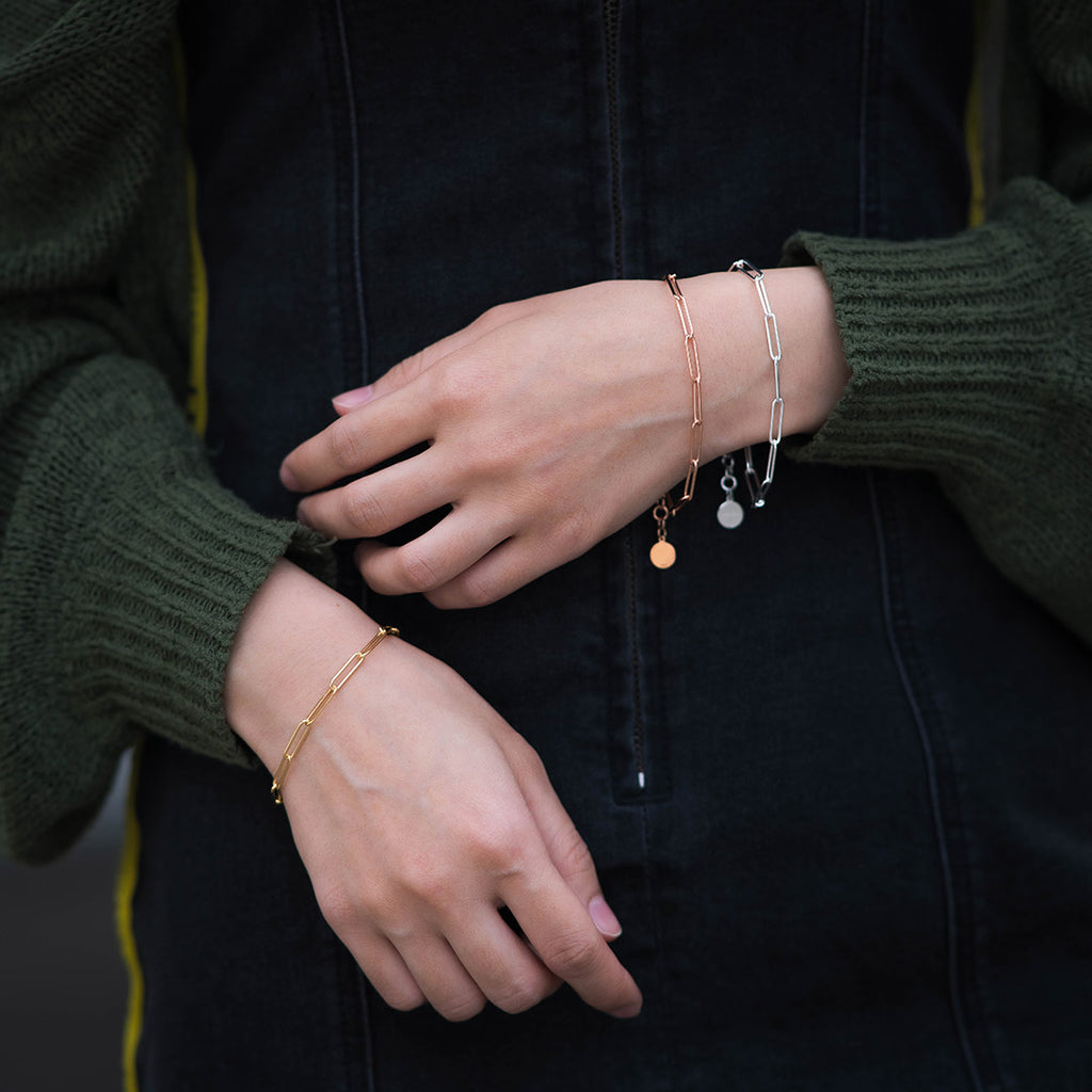 Paperclip Chain Bracelet