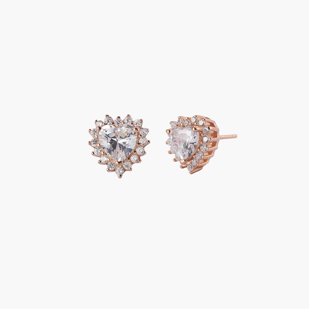 Heart Stud Earrings