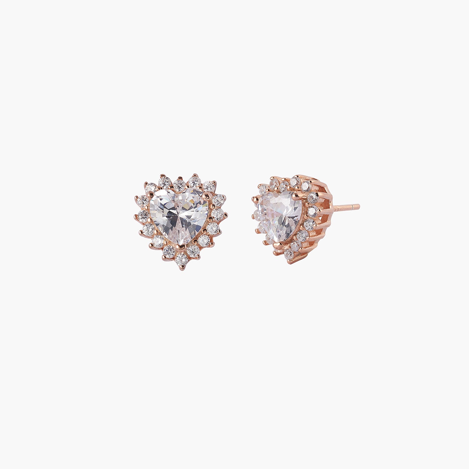 Heart Stud Earrings