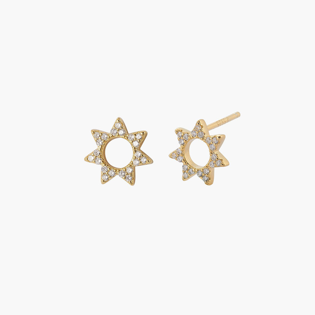 Heptagram Stud Earrings