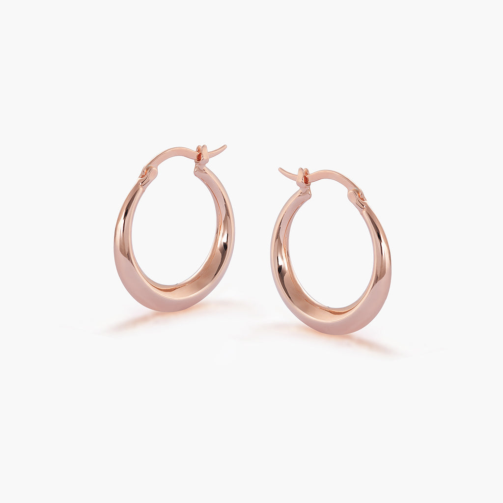 High-Polish Hoop Earrings