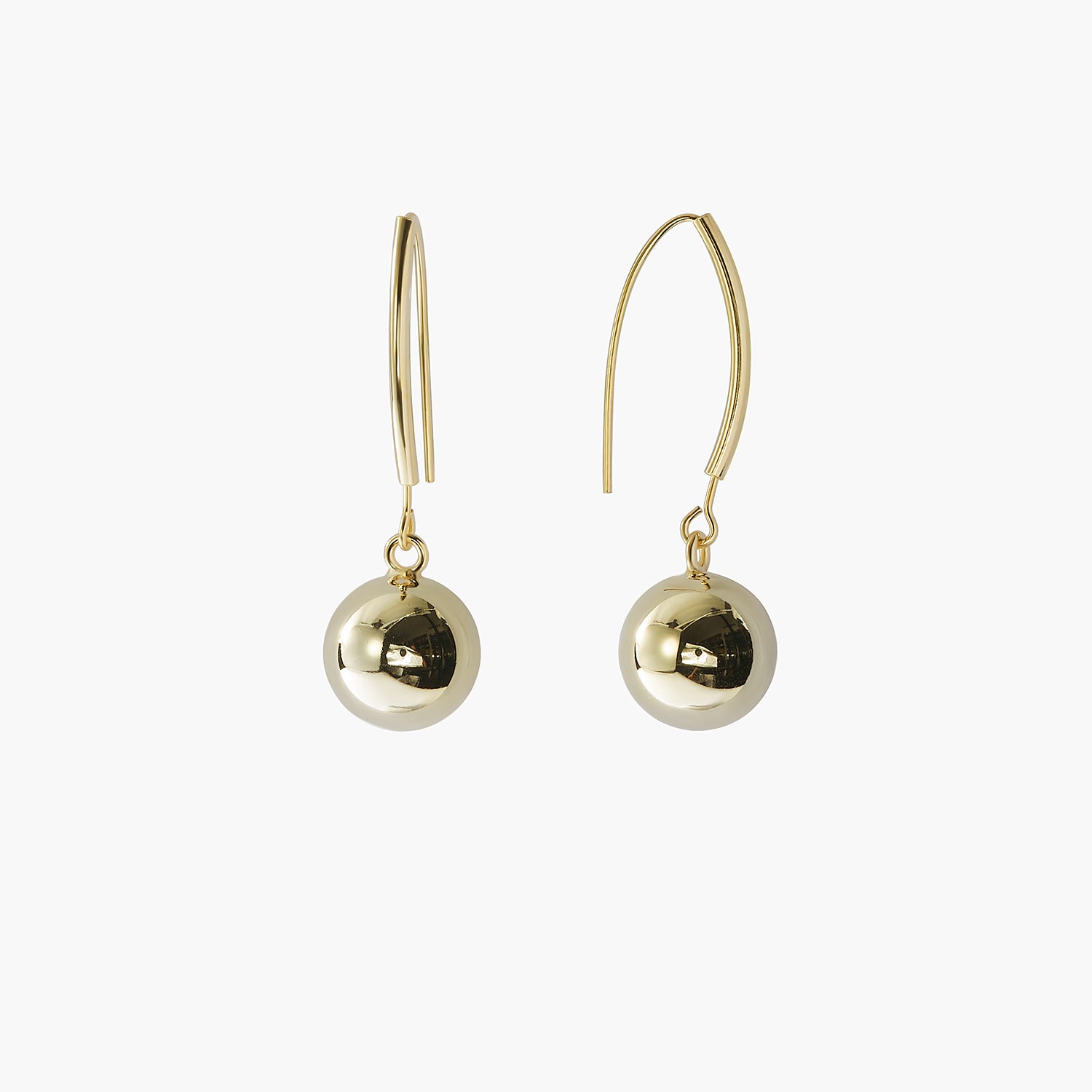 Ball Hoop Earrings