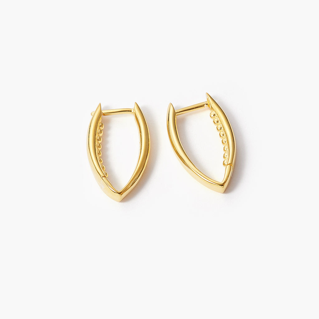 V-Shaped Hoop Earring