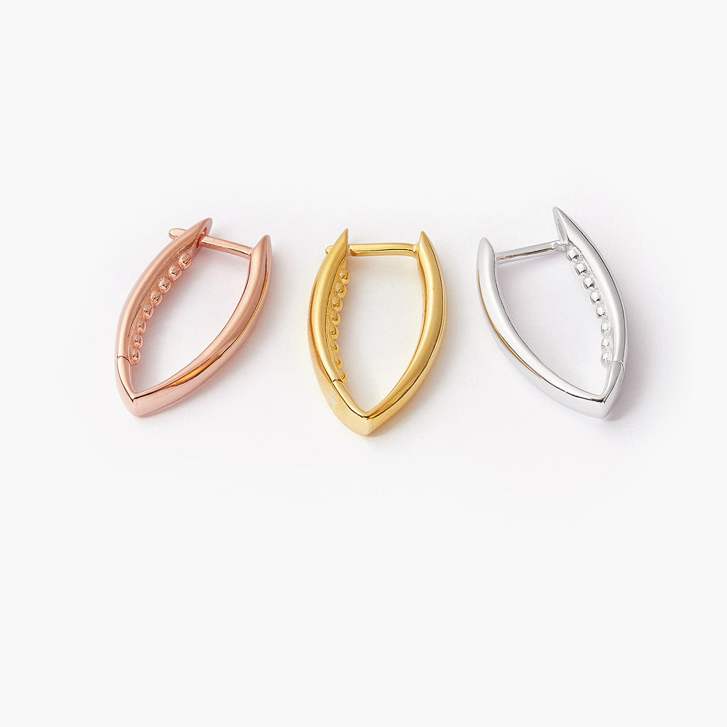 V-Shaped Hoop Earring