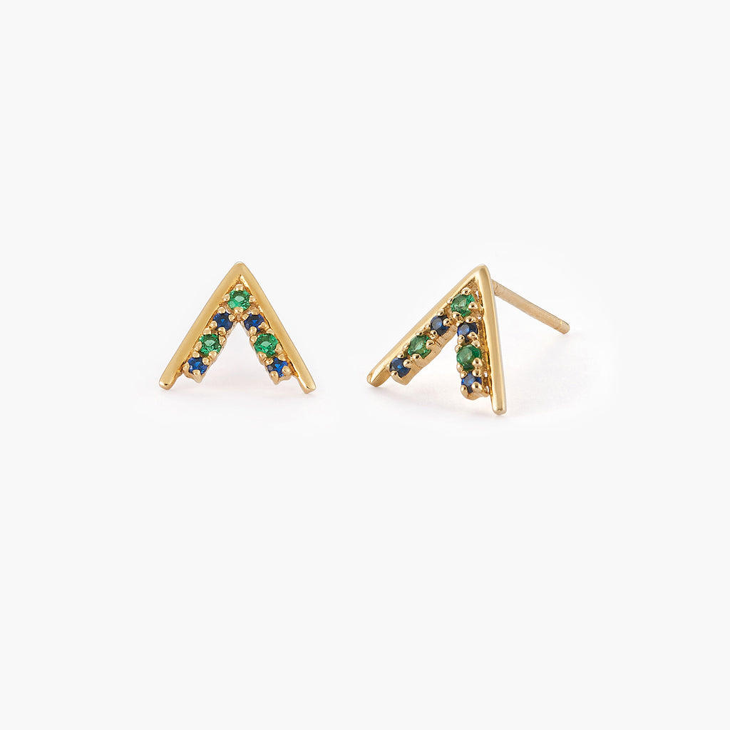 Bleu-vert Earrings