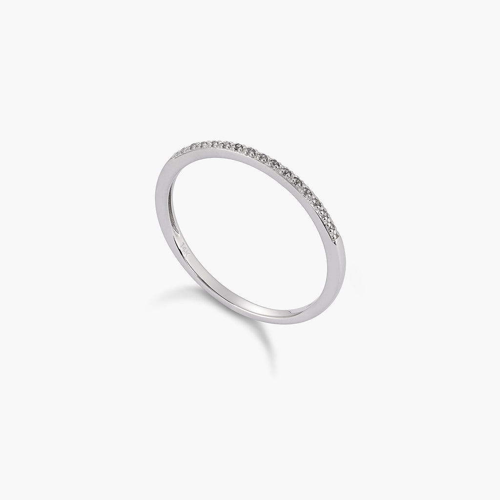 Stackable Eternity Ring With Diamonds