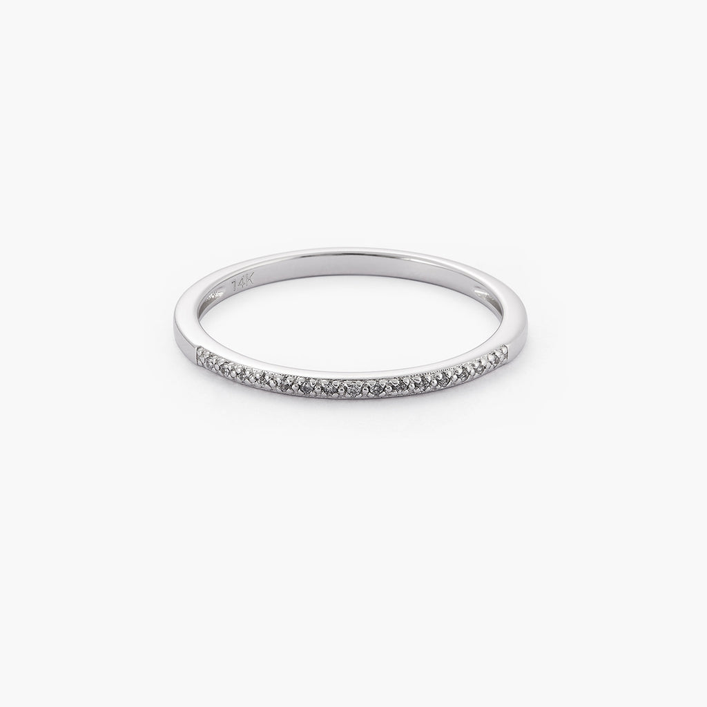 Stackable Eternity Ring With Diamonds
