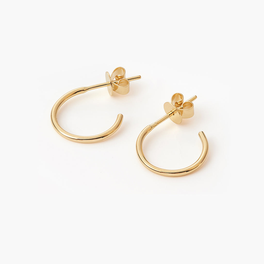 14K gold ear loop Stud Earring