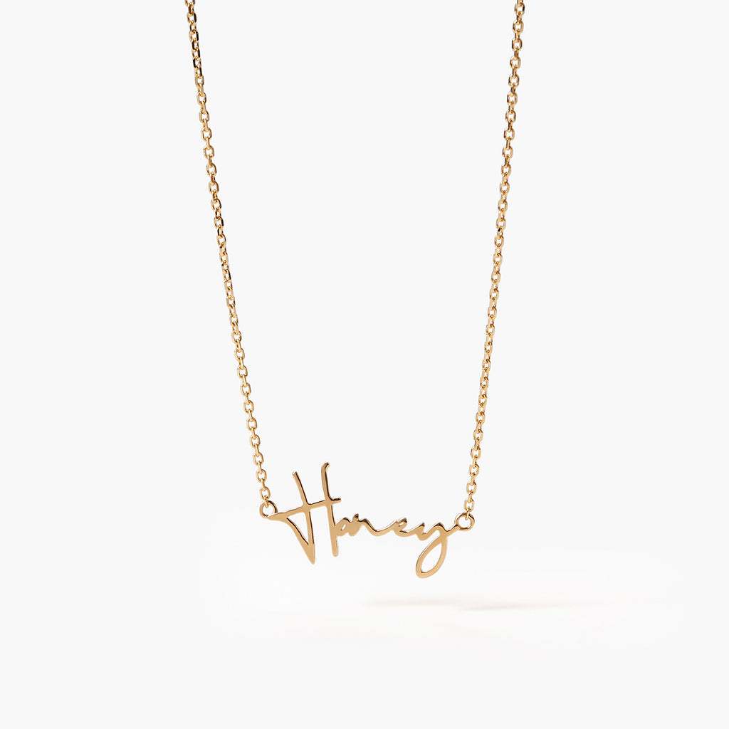 Fairy Name Necklace Ladies Gold Name