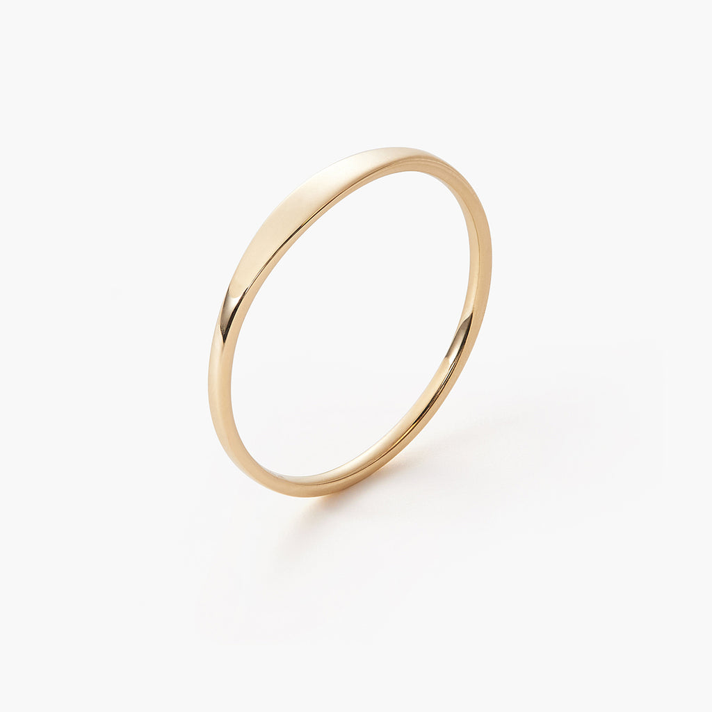 Minimalist Ann Skinny Name Ring
