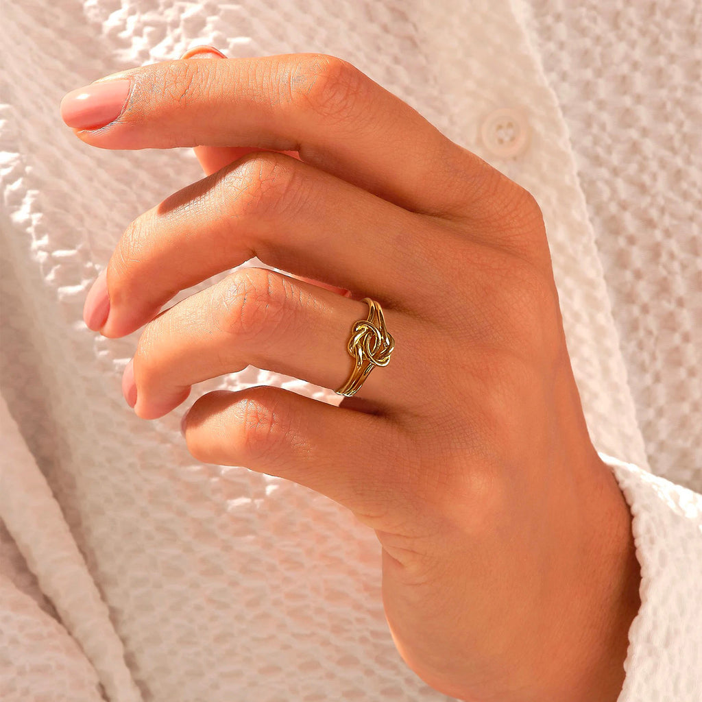 Promise Ring Promise Heart Double Knot Ring