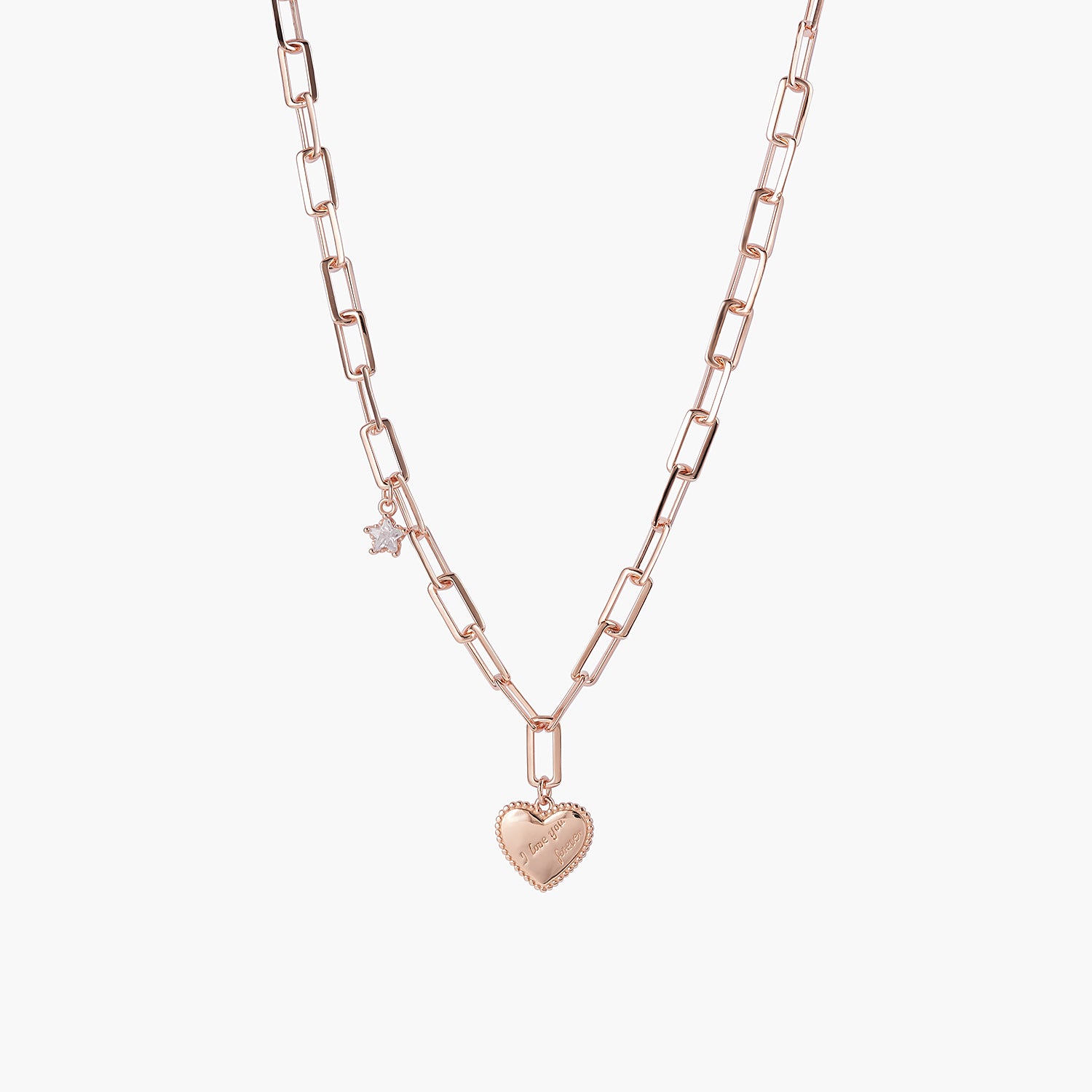 I Love You Forever Charm Necklace