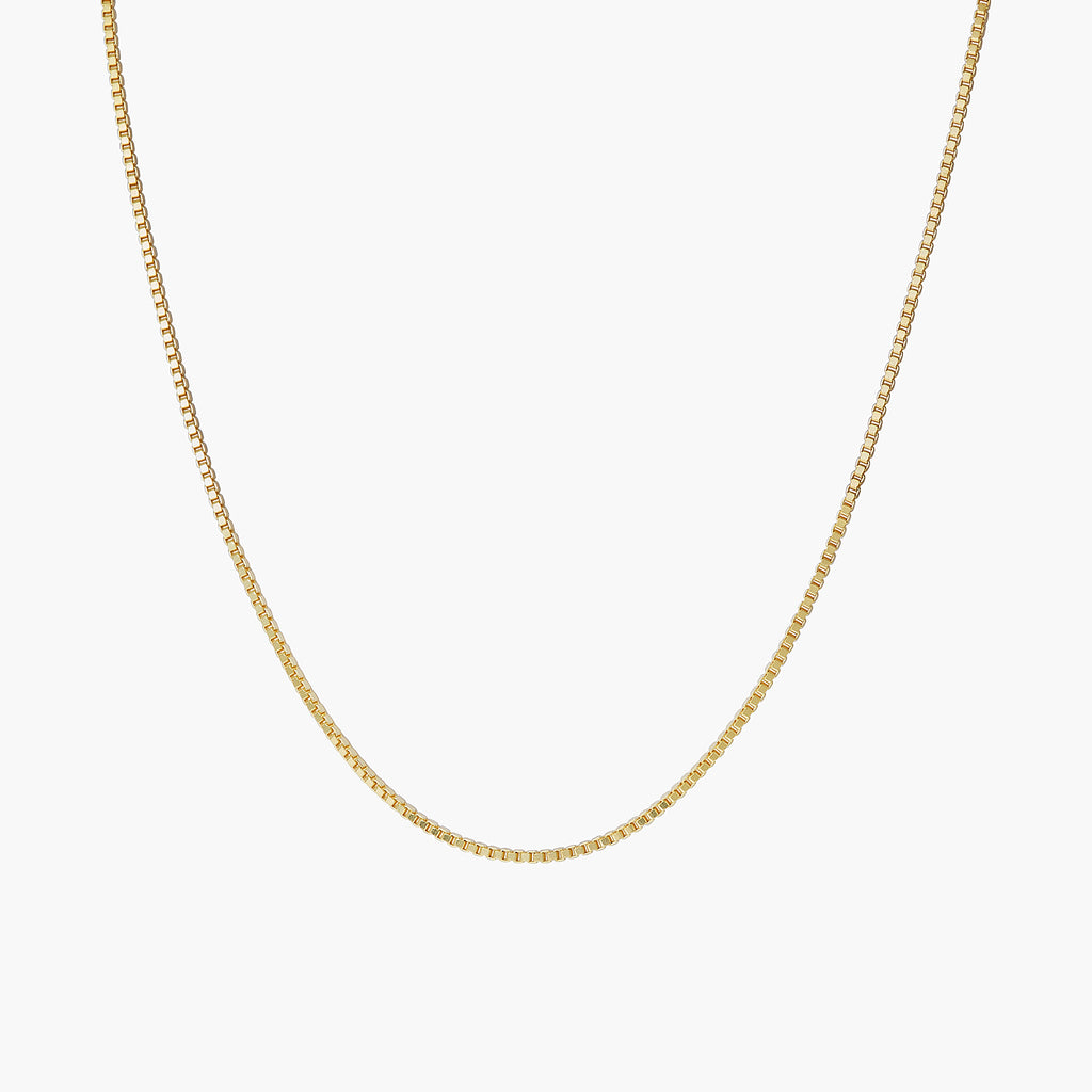 1.5mm Women's Box Chain Necklace