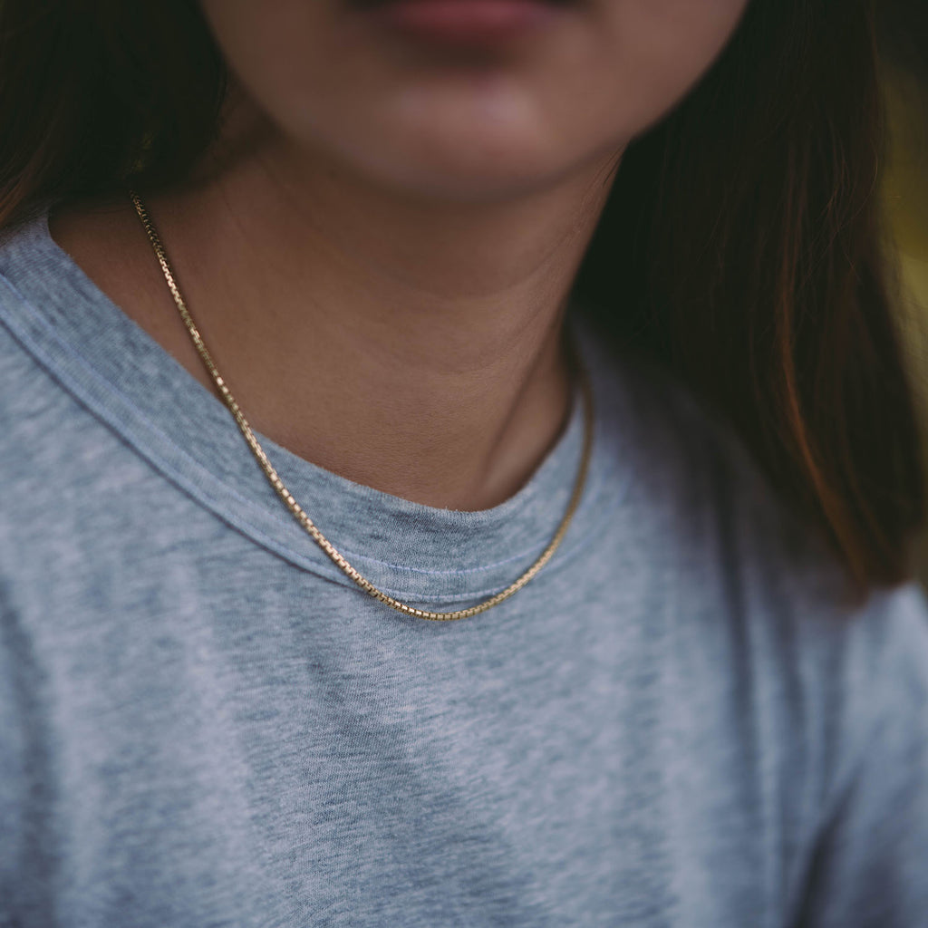 Cube Chain Necklace