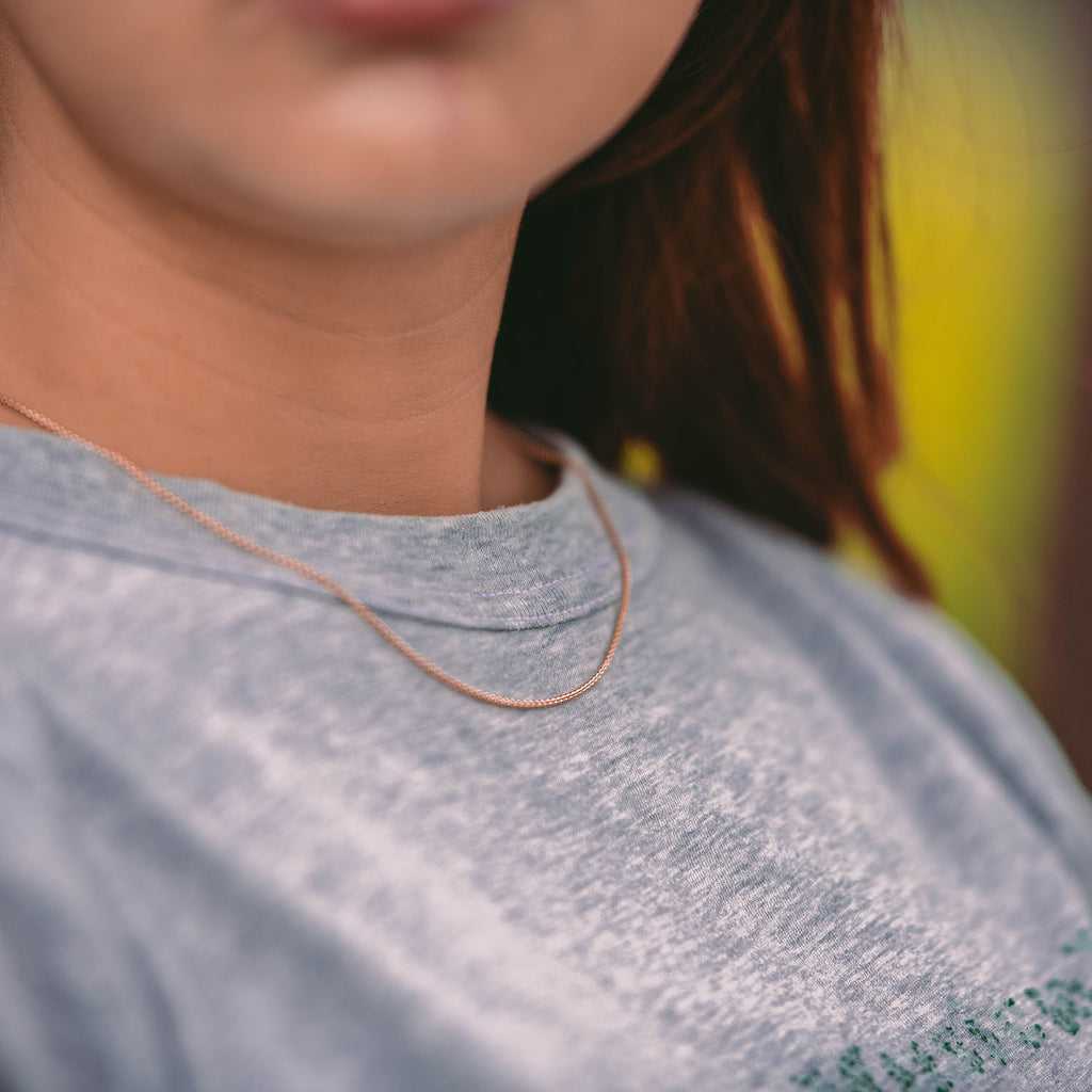 Petite Box Chain Necklace