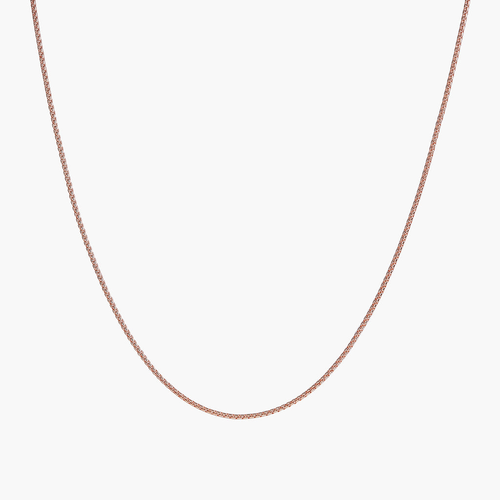 Petite Box Chain Necklace