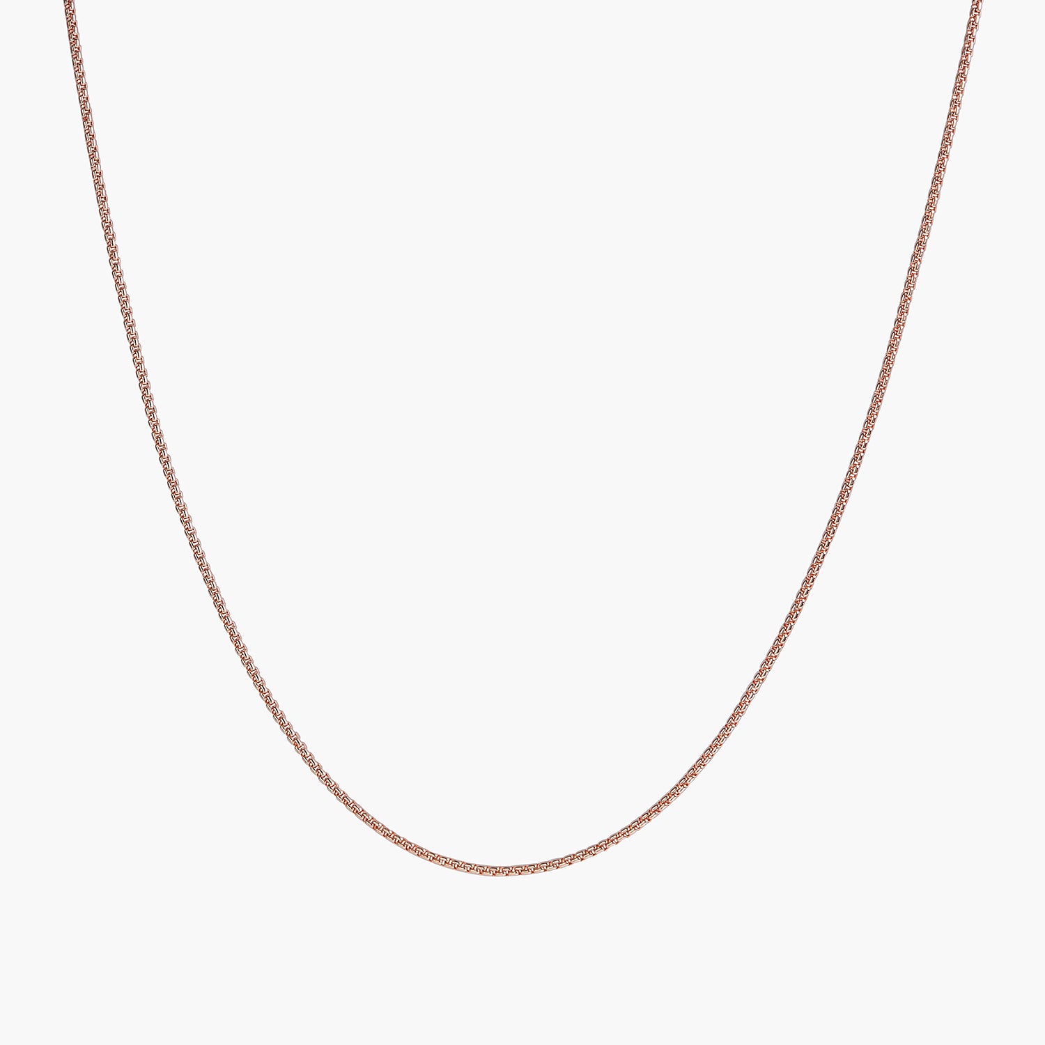 Petite Box Chain Necklace