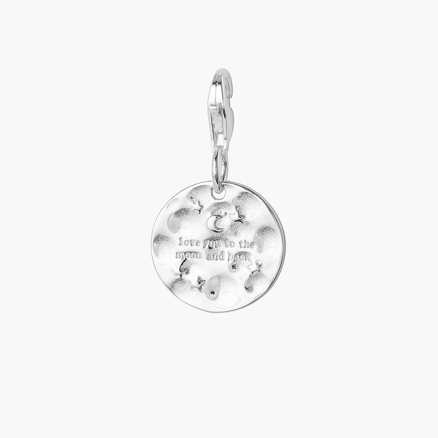 Love You To The Moon & Back Charm Pendant