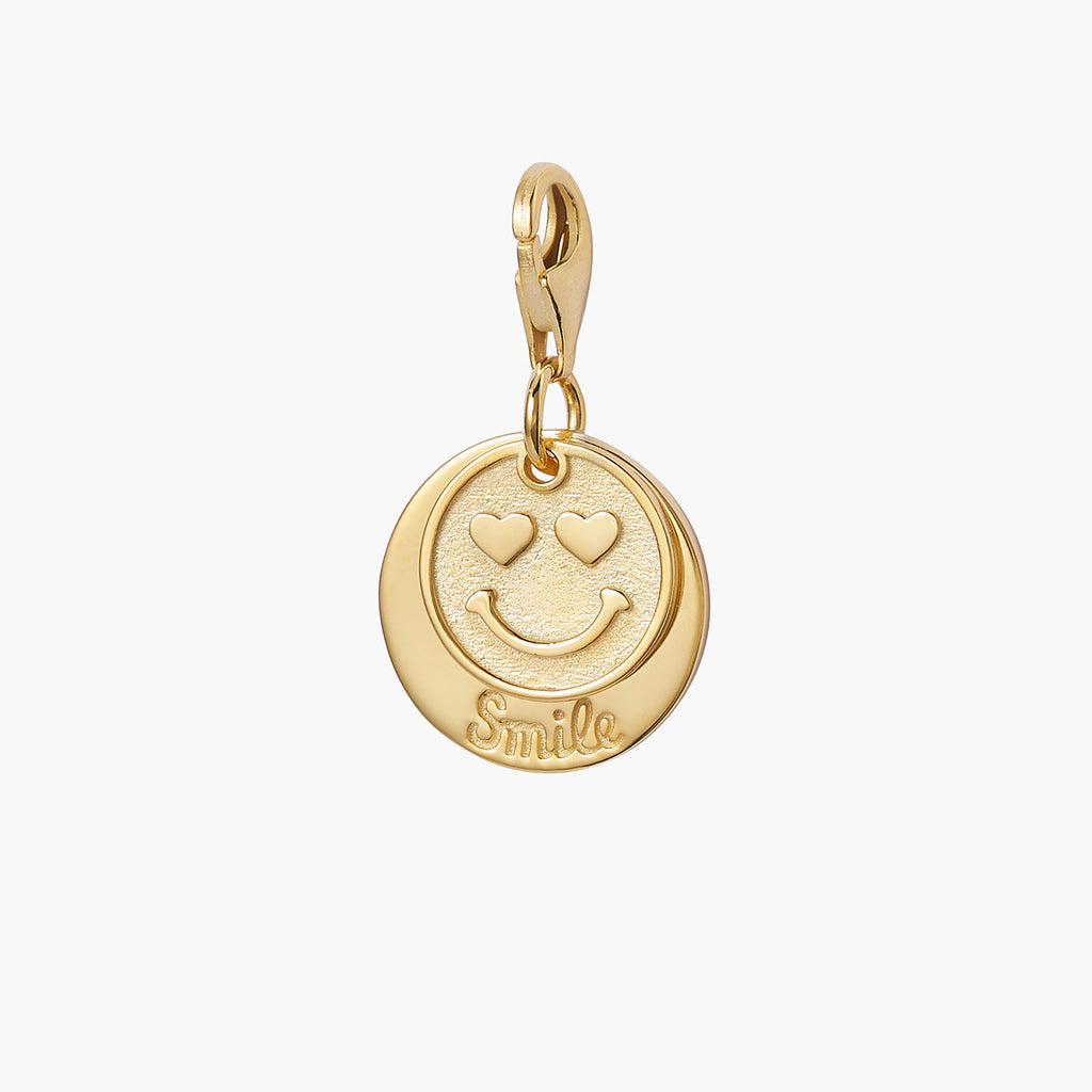 Smiley Face Charm Pendant