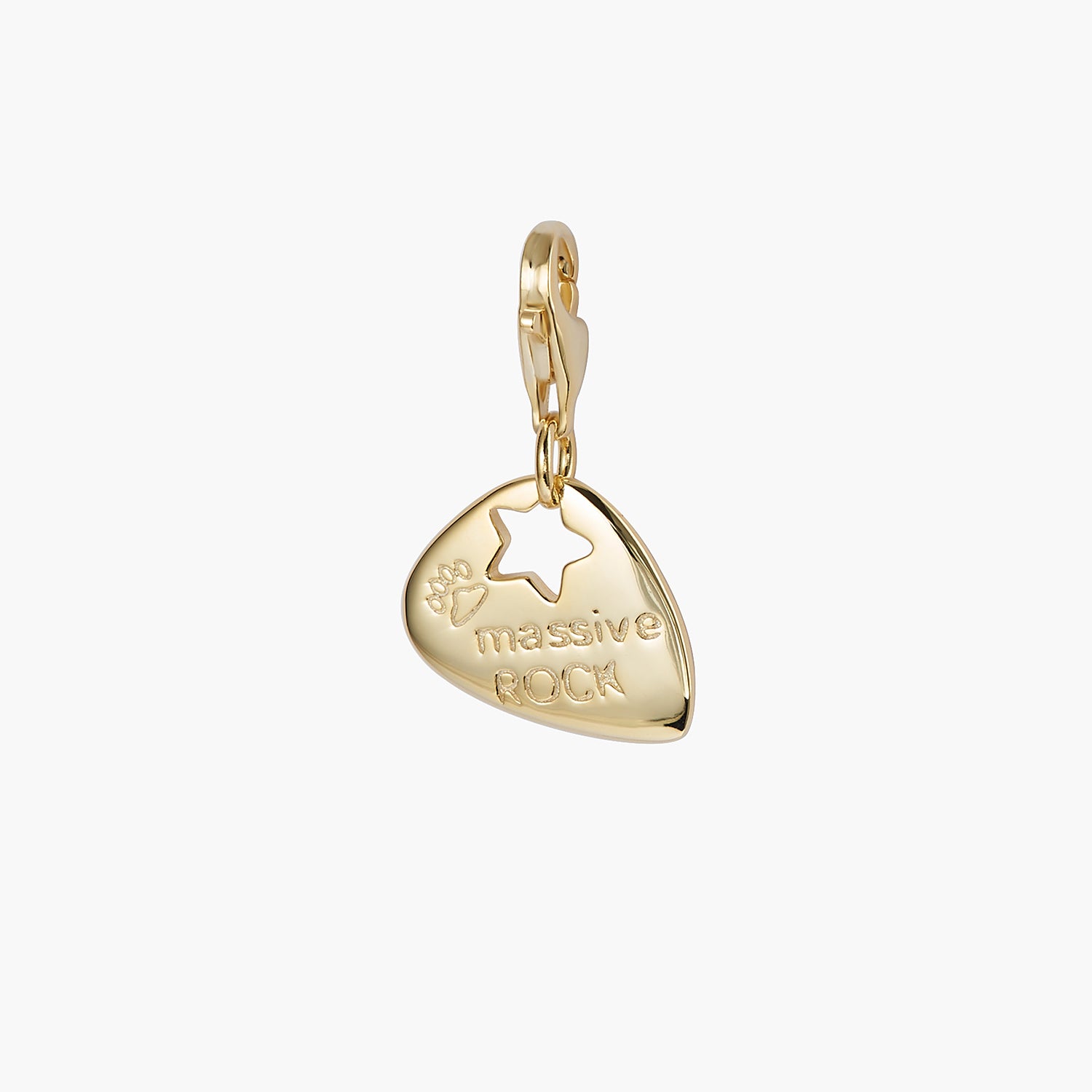 Massive ROCK Charm Pendant
