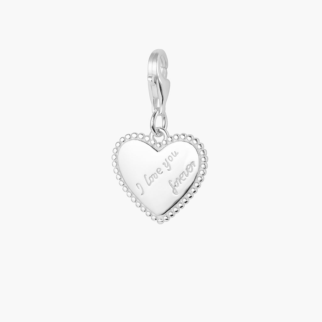 I Love You Forever Charm Pendant