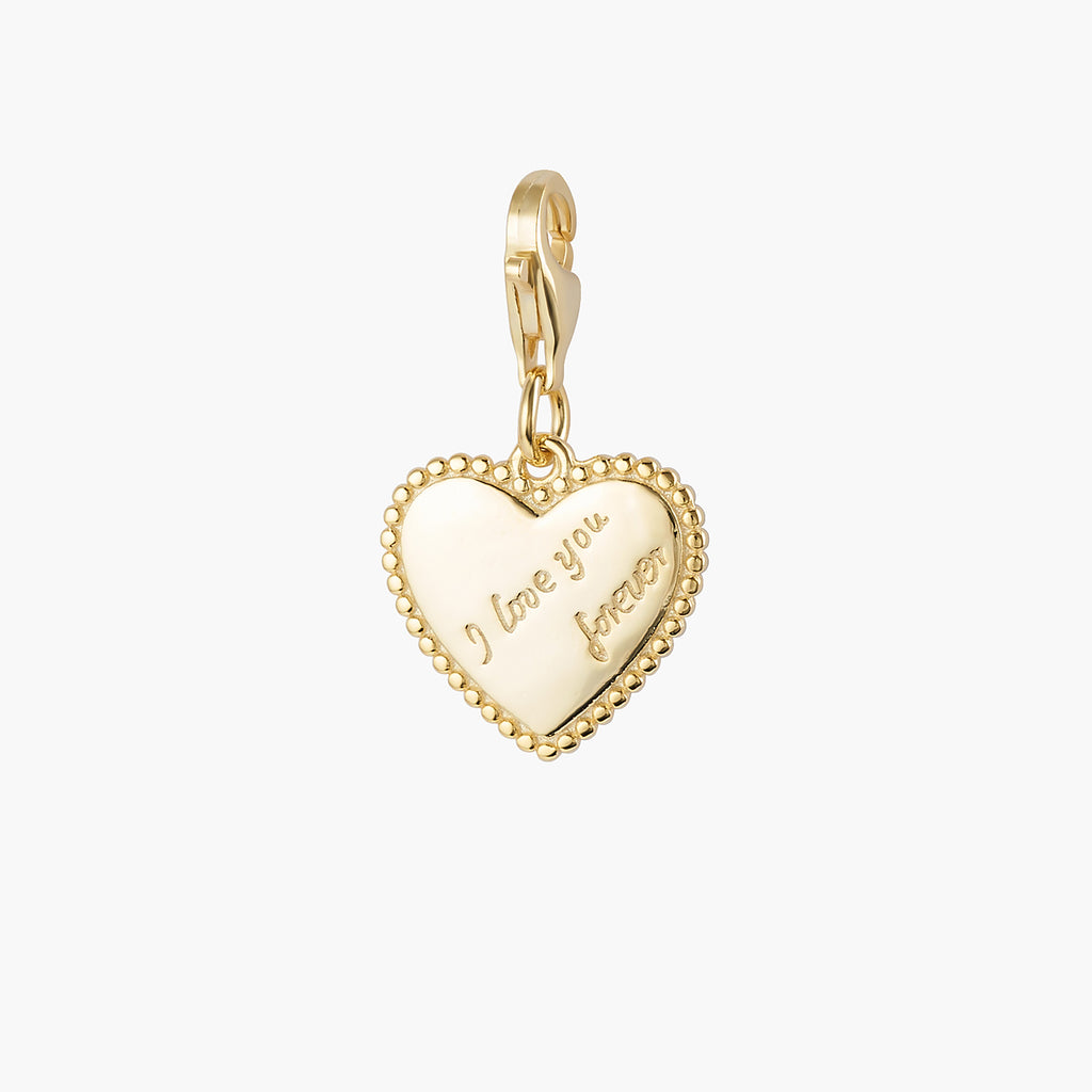 I Love You Forever Charm Pendant