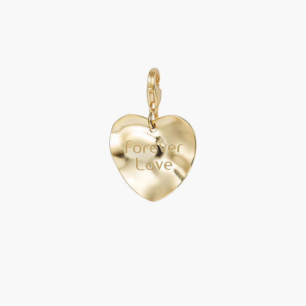 Engraved Love Charm Pendant