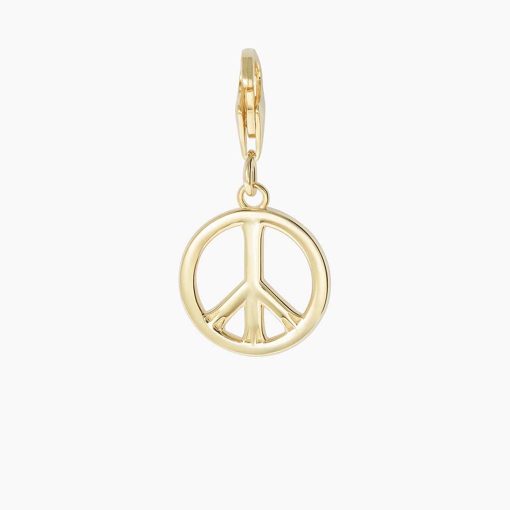 Cute World Peace Sign Charm Pendant