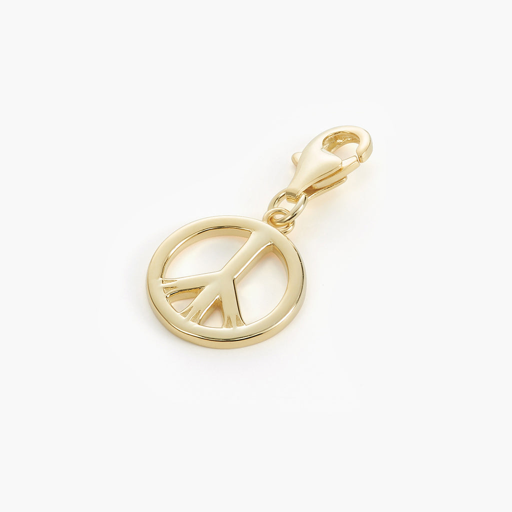 Cute World Peace Sign Charm Pendant